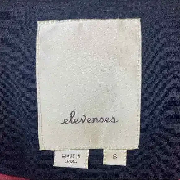 Anthropology Elevenses Solstice Embroidered Floral Bomber Jacket Size Small - Picture 12 of 15